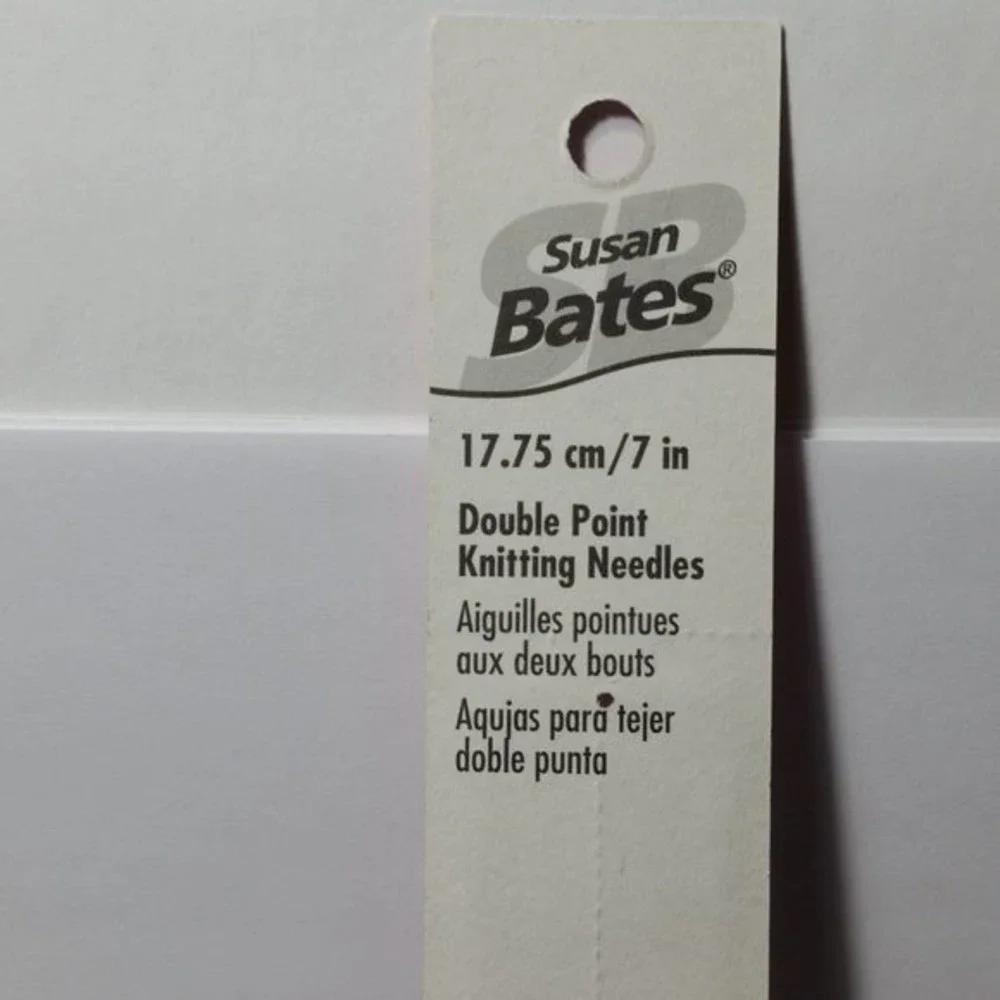 Silvalume Double Point Knitting Needles US Size 5